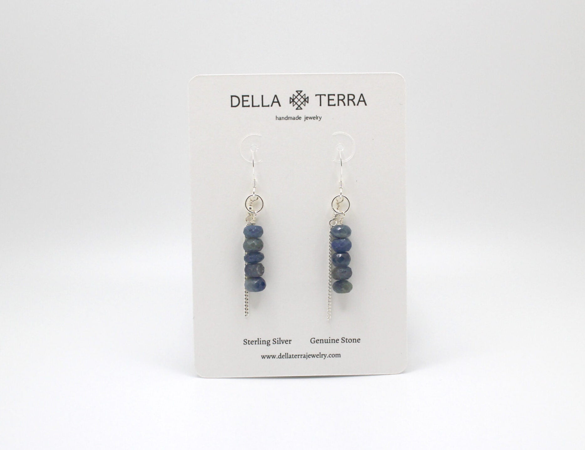 Sapphire Pillar Dangles