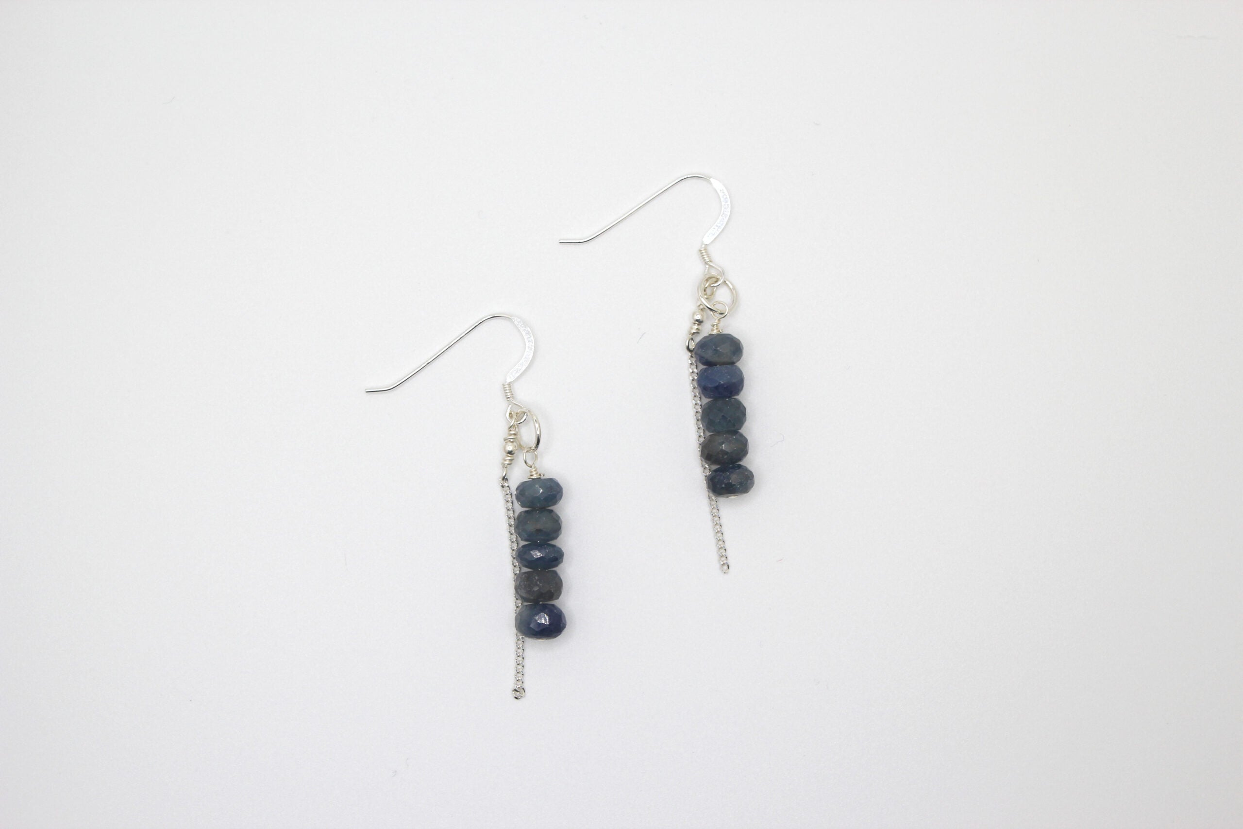 sapphire dangle earrings